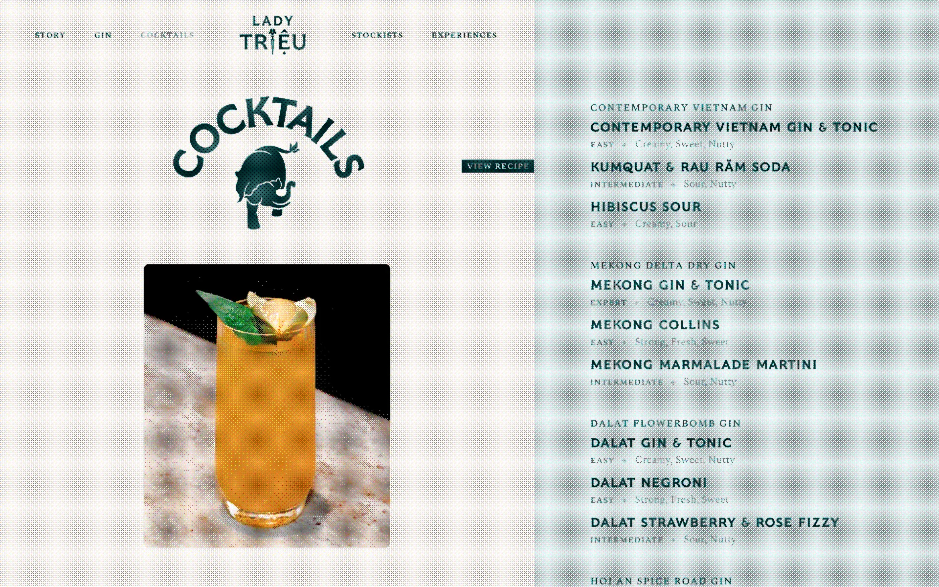 Lady Triệu Gin website.